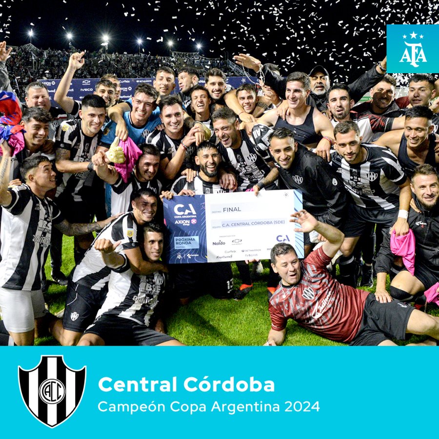 CAMPEON DEFENSOR. Central C&oacute;rdoba enfrentar&aacute; a Quilmes.