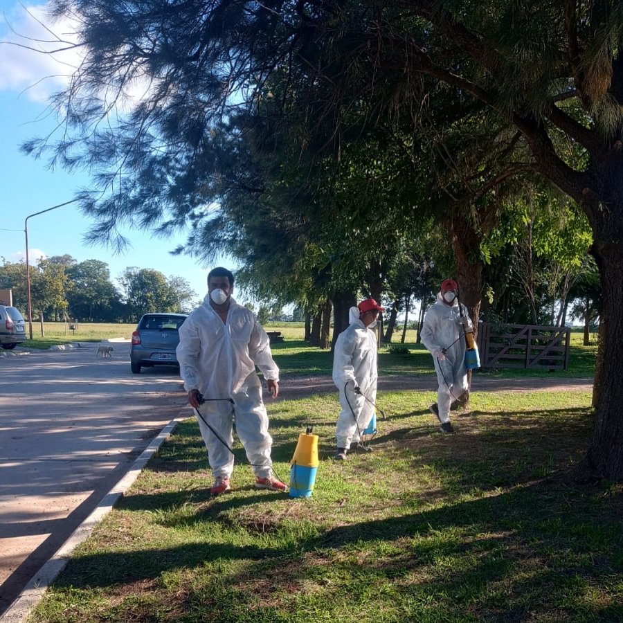 Equipo abocado a la fumigaci&oacute;n.