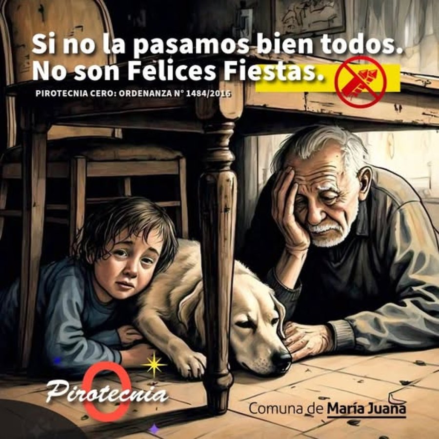 Difusio&acute;n de la Comuna recordando la necesidad de evitar los estruendos.