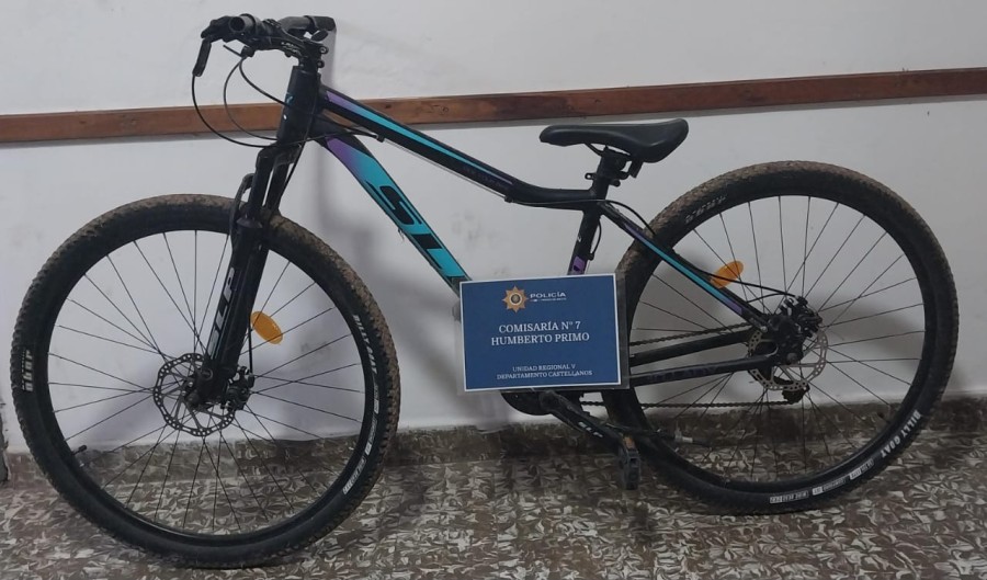 Personal de Comisar&iacute;a 7&ordm; de Humberto Primo logr&oacute; recuperar una bicicleta