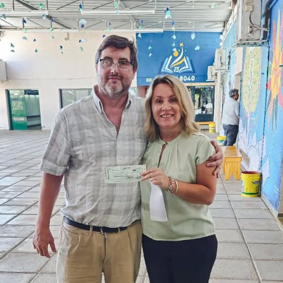APORTE. El establecimiento educativo recibi&oacute; el segundo env&iacute;o para concretar la obra.