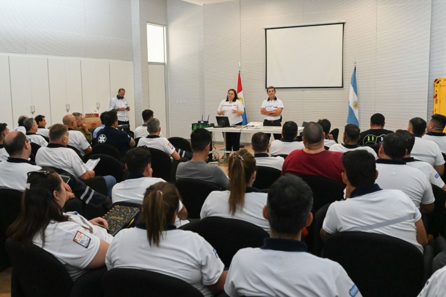 La instancia profundiz&oacute; la formaci&oacute;n que se inici&oacute; este a&ntilde;o con un curso integral para conductores de ambulancias toda la provincia.