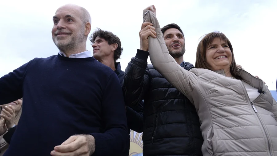 Bullrich y Larreta, en otros tiempos, cuando compart&iacute;an campa&ntilde;a.