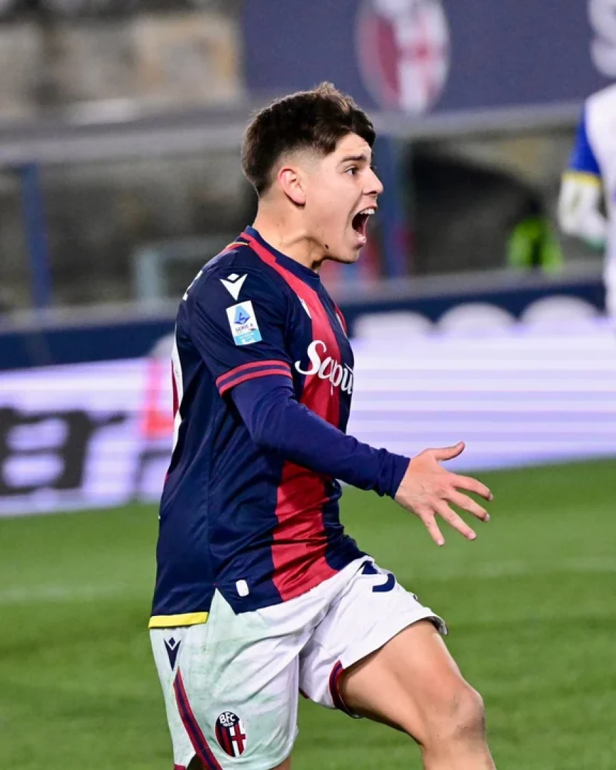 SE VA AFIANZANDO. El argentino Benjam&iacute;n Dominguez.