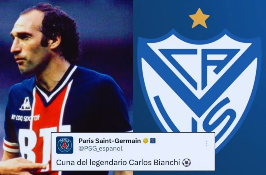 RECONOCIMIENTO. El club franc&eacute;s record&oacute; a Bianchi con su paso como futbolista.