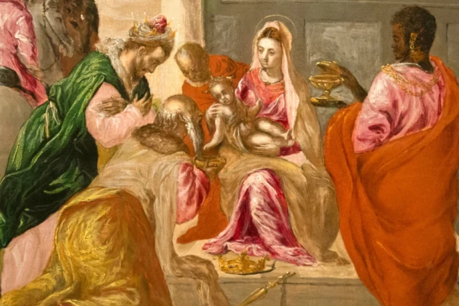 Adoraci&oacute;n de los Reyes Magos.