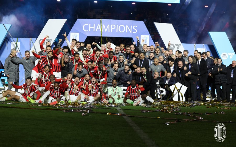 El Milan dio vuelta el partido y se llev&oacute; la Supercopa de Italia ante el Inter.