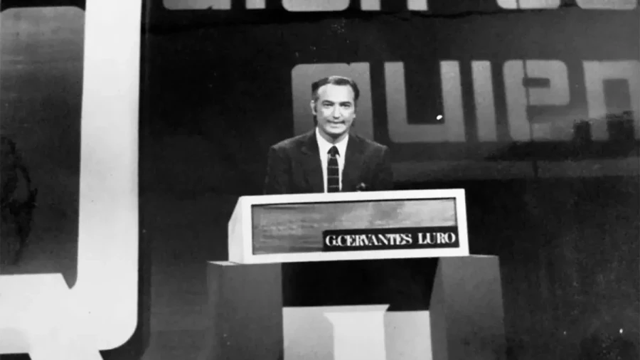 Guillermo Fern&aacute;ndez Luro en la conducci&oacute;n del c&eacute;lebre espacio televisivo.