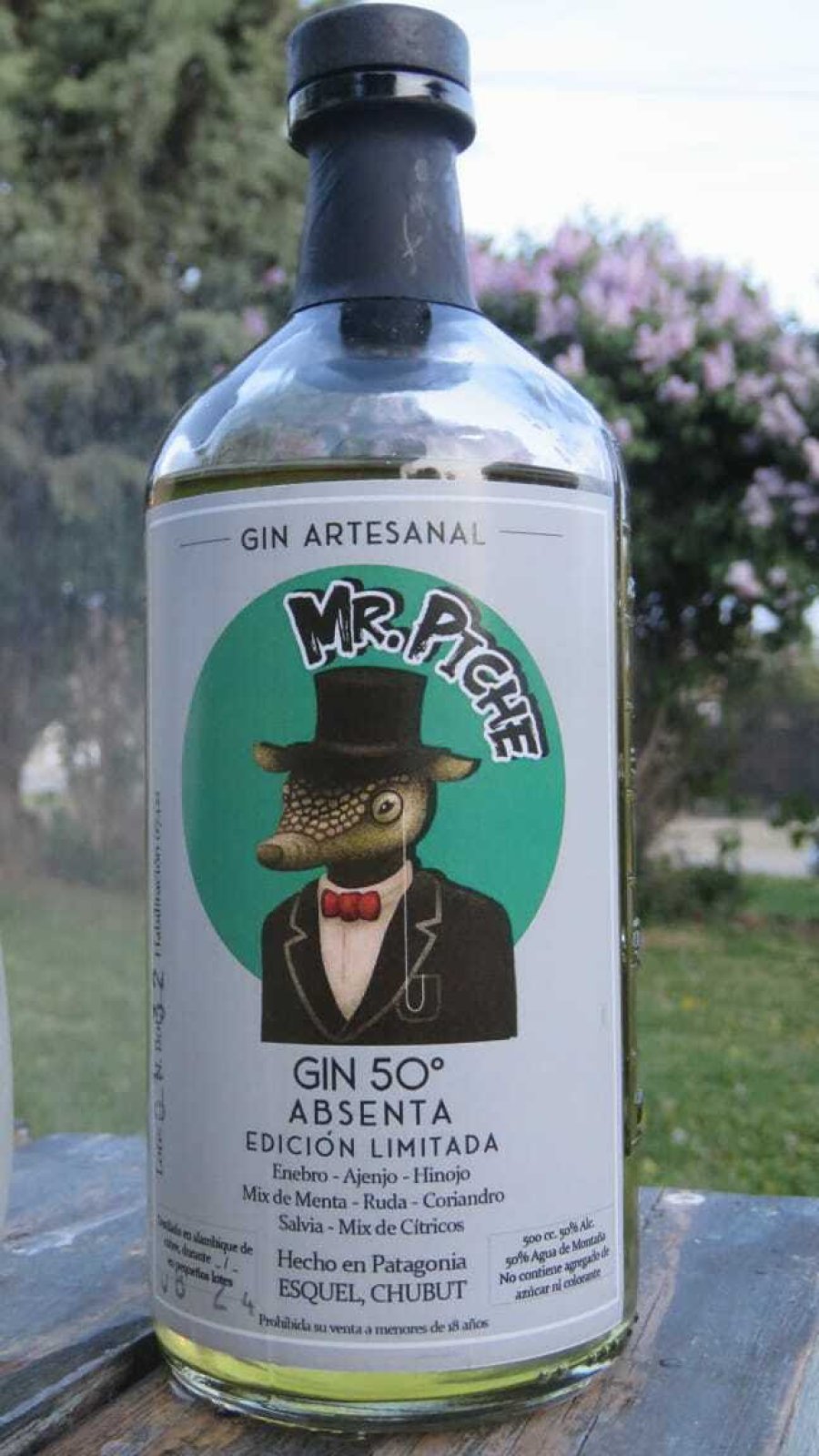 Botella de la bebida patag&oacute;nica.