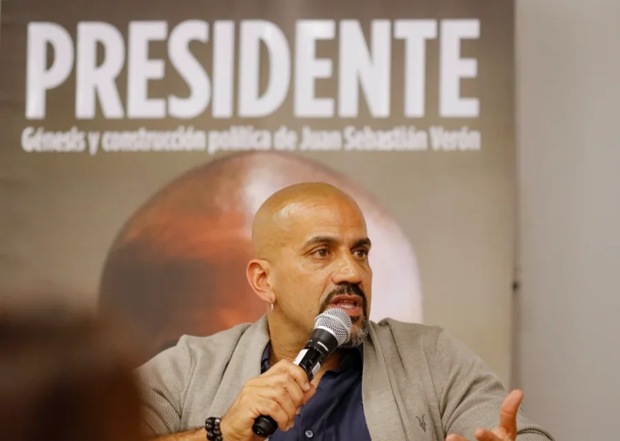 Juan Sebasti&aacute;n Ver&oacute;n, presidente de Estudiantes de La Plata