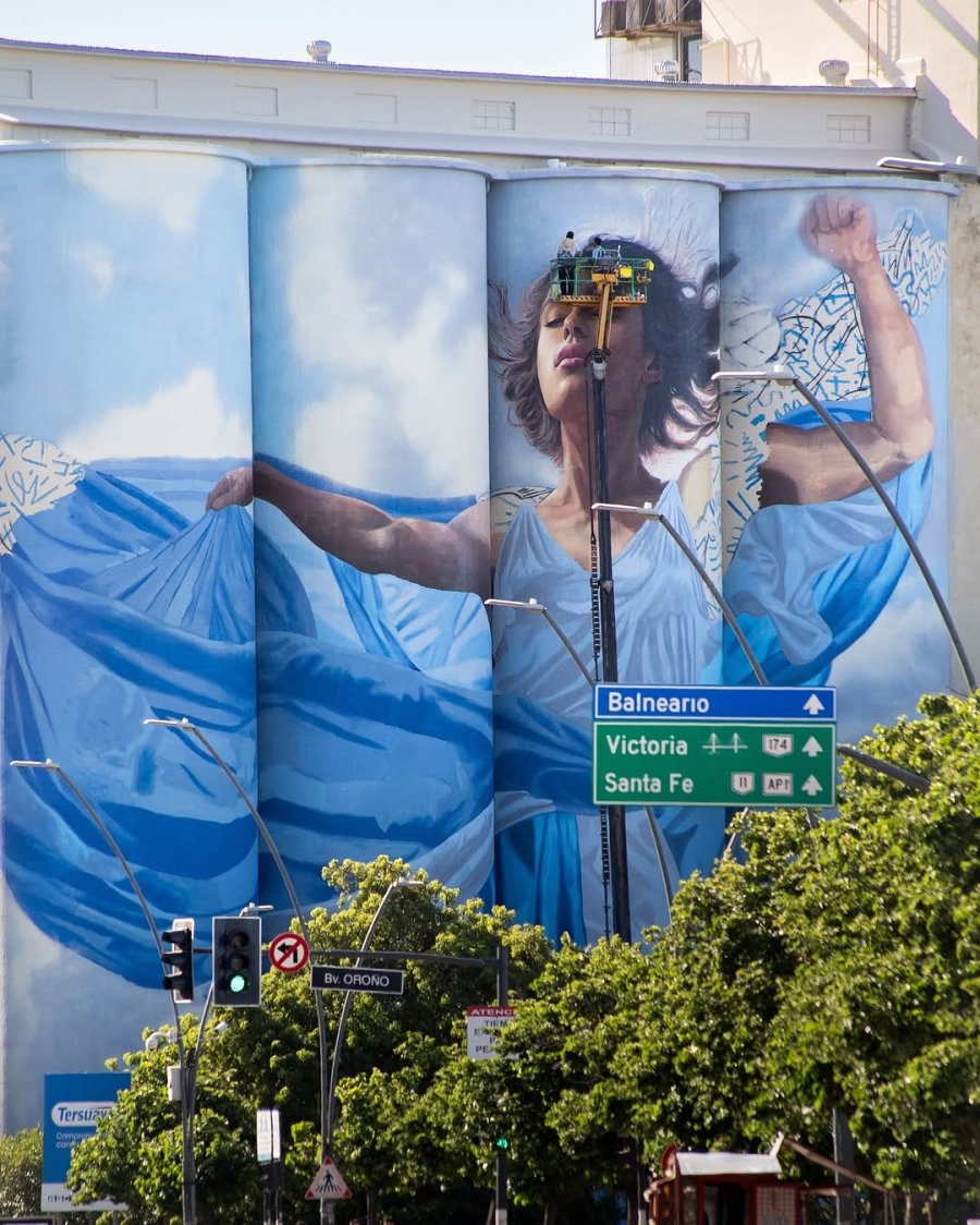 Fant&aacute;stico el nuevo mural de Mart&iacute;n  Ron.