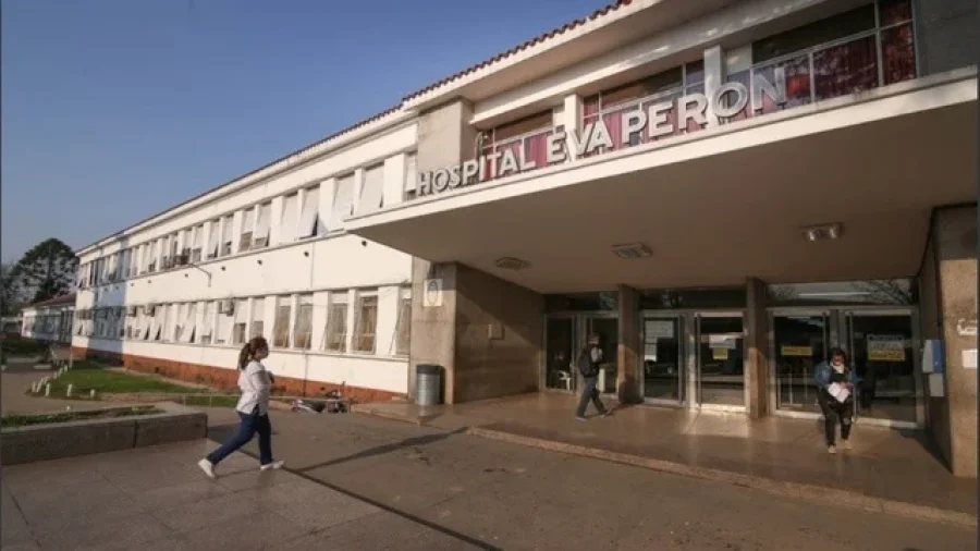 El Hospital Eva Per&oacute;n donde fue trasladado el adolescente.
