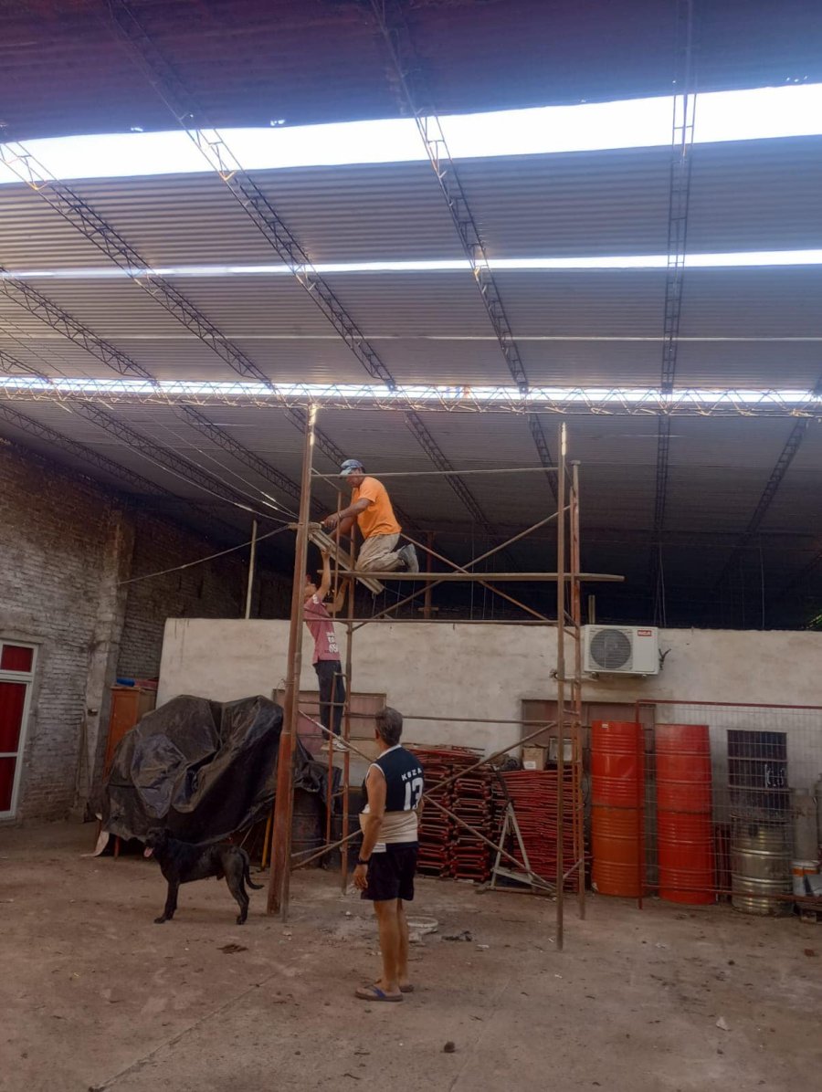 Fue iniciada la obra en el galp&oacute;n del Club.