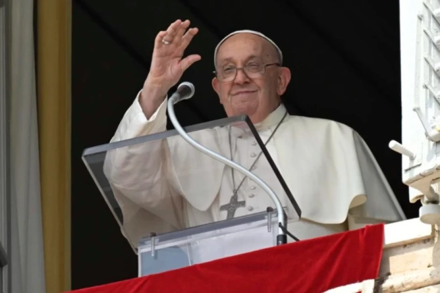 El papa Francisco en el Angelus.