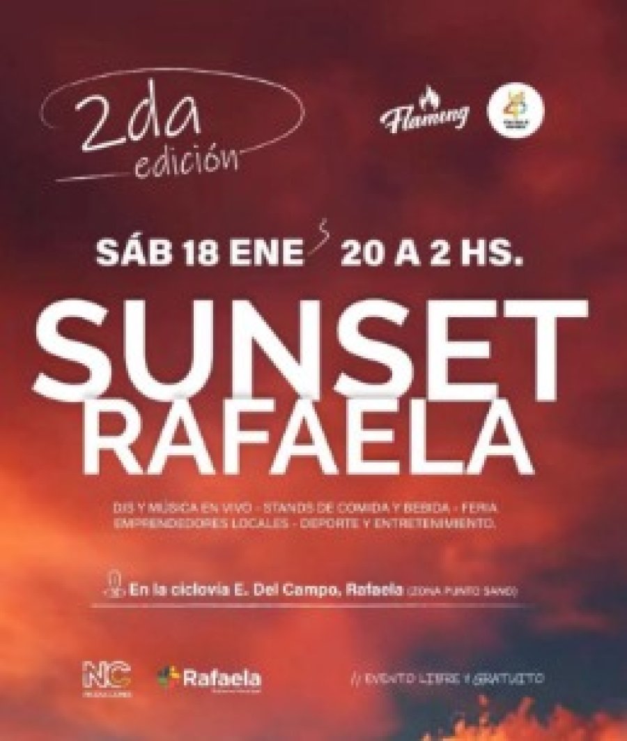Segunda edici&oacute;n de "Sunset Rafaela".