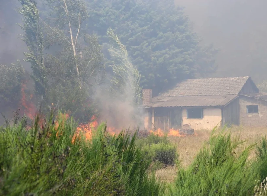 Los incendios en Epuy&eacute;n, provincia de Chubut.