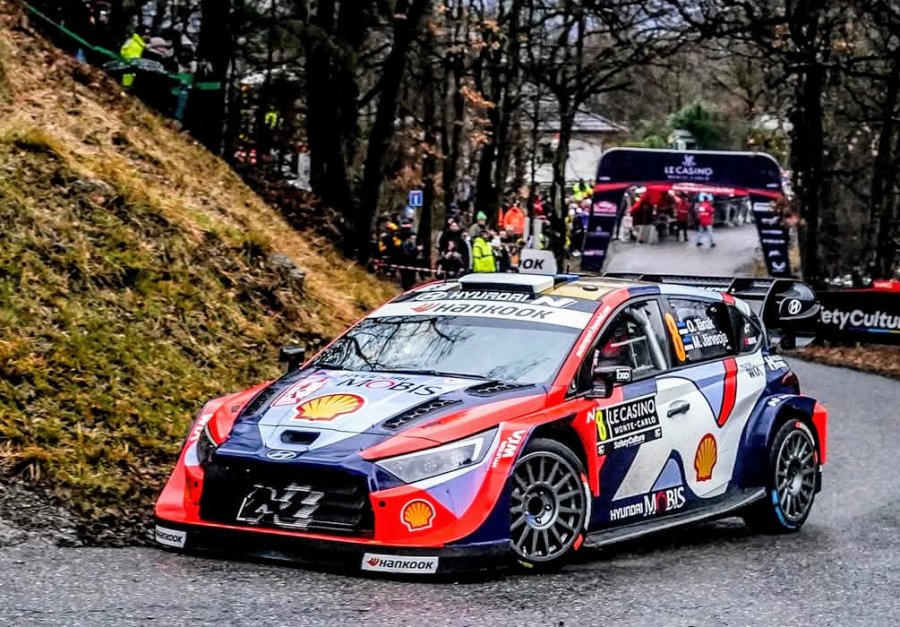 Ott T&auml;nak fue el m&aacute;s veloz en el shakedown al mando de un Hyundai i20.