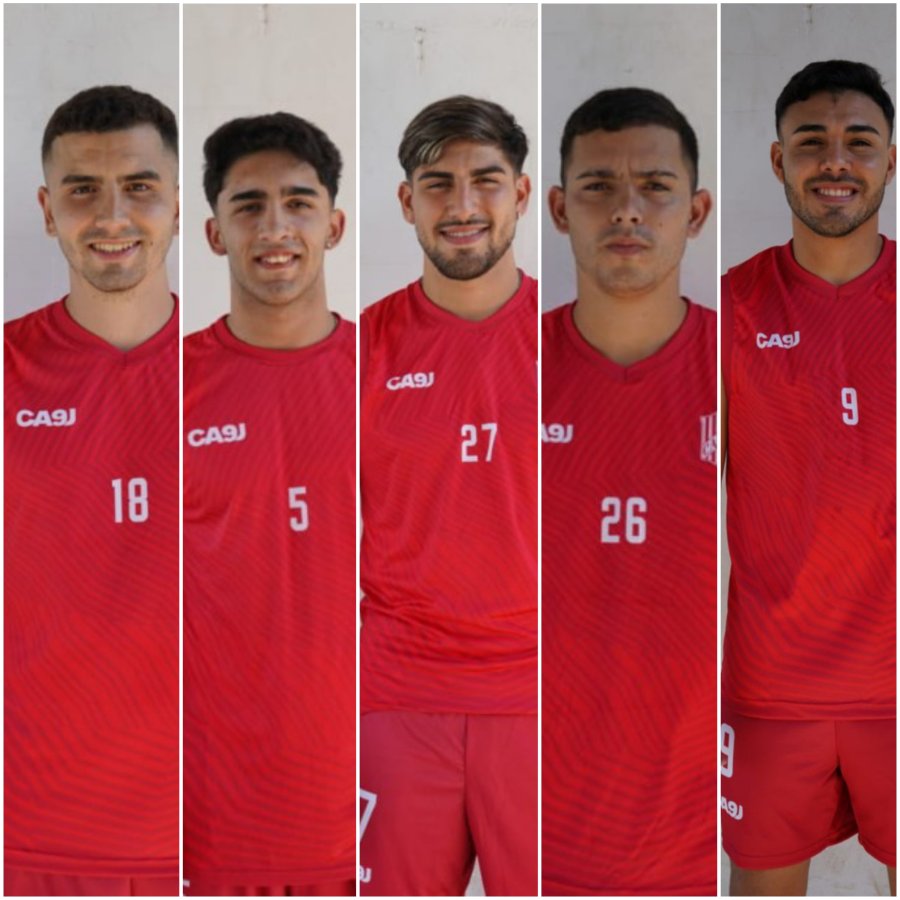 INCORPORACIONES JULIENSES. Meynier, Bravo, Almada, Martinez e Ib&aacute;&ntilde;ez.