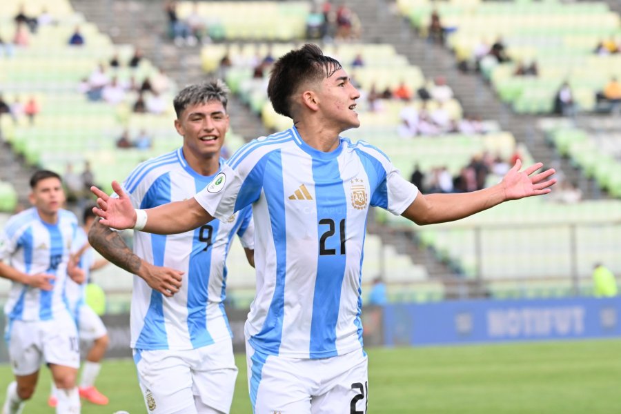 LA SUB-20 DE ARGENTINA SUPER&Oacute; A CHILE EN EL INICIO DEL HEXAGONAL FINAL DEL SUDAMERICANO