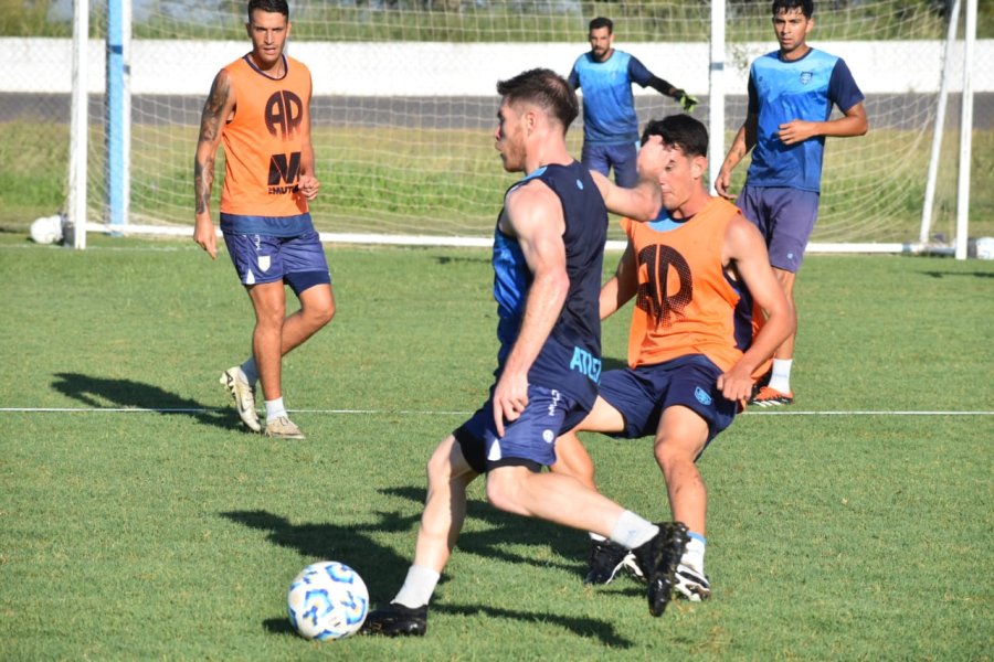 ENTRENANDO. Facundo Soloa en una de las pr&aacute;cticas.