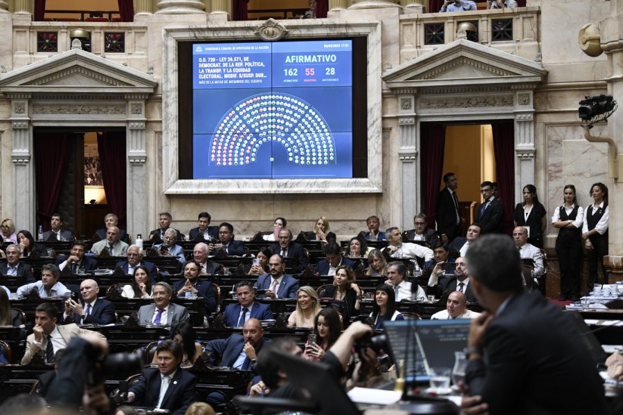 SESI&Oacute;N. Tras seis horas de debate, Diputados logr&oacute; aprobar el proyecto del Gobierno.