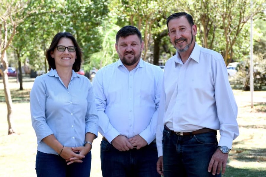 Mar&iacute;a Eugenia Gamero, Pablo Pinotti y Jos&eacute; Delmastro.