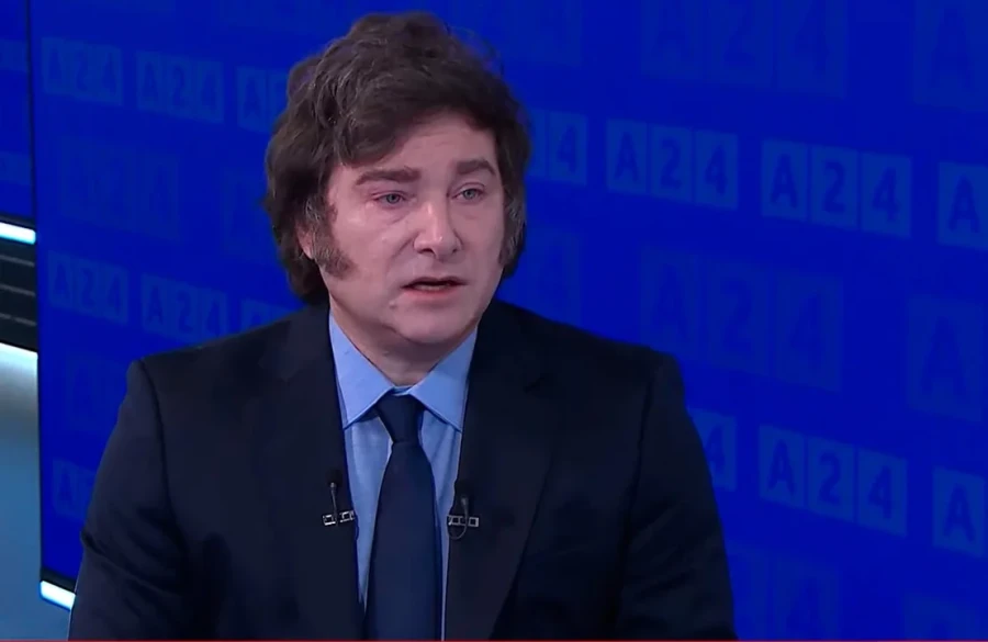 Javier Milei en A24.
