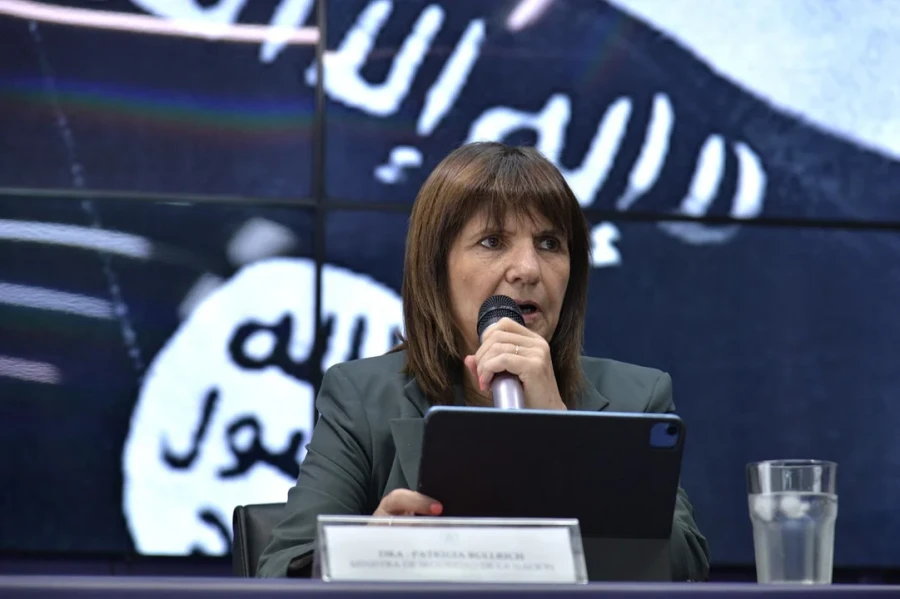La ministra de Seguridad, Patricia Bullrich.