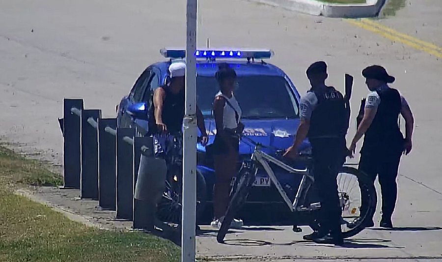 Finalmente el personal policial secuestr&oacute; la bicicleta robada.