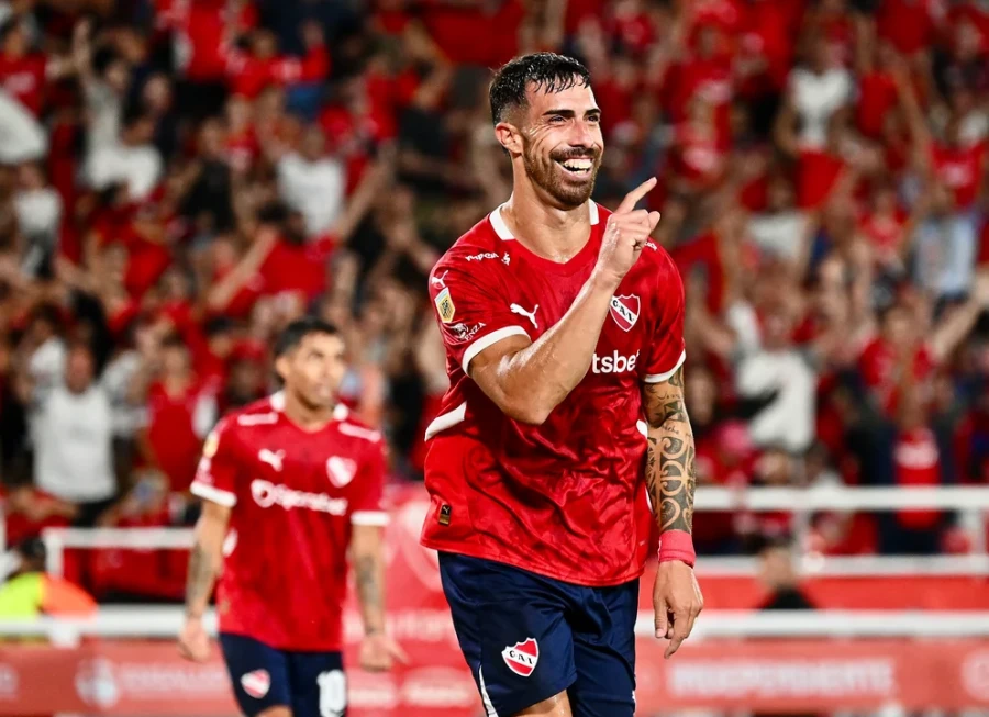 GOLEADOR. Gabriel Avalos, de buen presente en el Rojo.