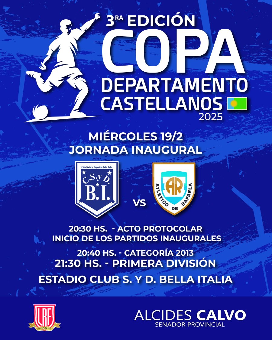 FLYER PROMOCIONAL. El inicio del torneo ser&aacute; este mi&eacute;rcoles.