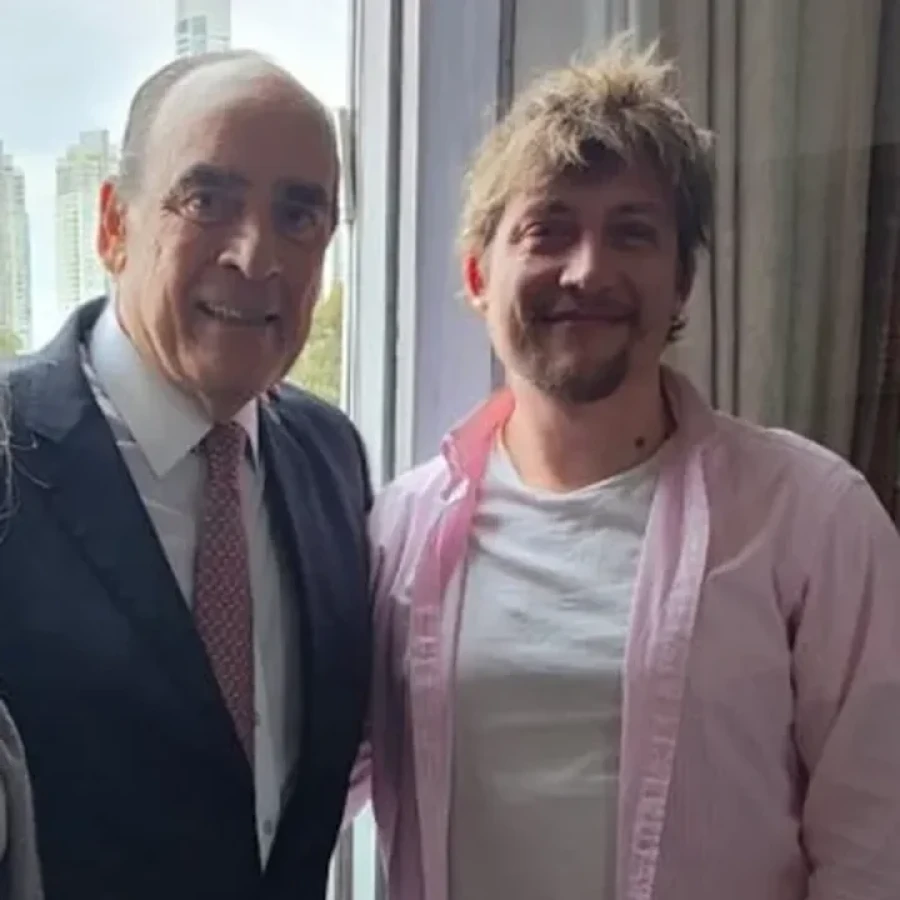 Guillermo Francos y Santiago Caputo.