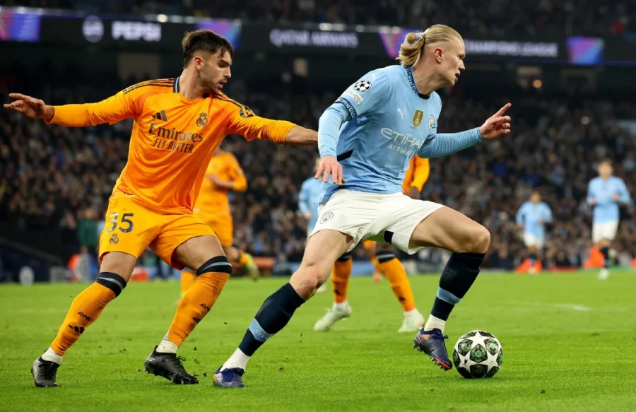 PROMESA DE PARTIDO ENTRE EL REAL Y EL CITY, EN MADRID