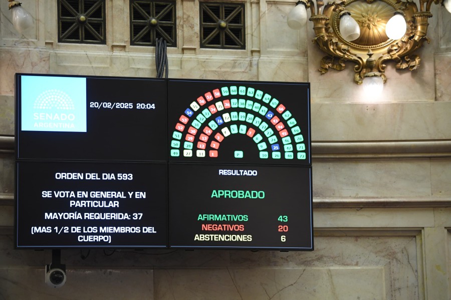 SESI&Oacute;N. El resultado de la votaci&oacute;n de la suspensi&oacute;n de las PASO.