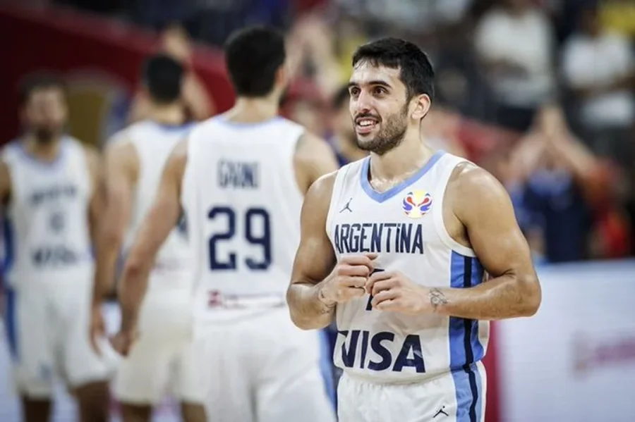 Facundo Campazzo, jugador de la Selecci&oacute;n argentina de B&aacute;squet.