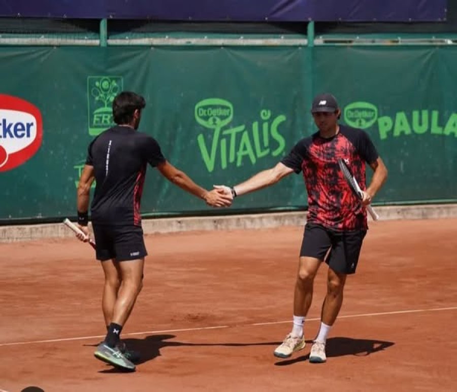SEMANA POSITIVA. Ribero y su compa&ntilde;ero fueron finalistas.