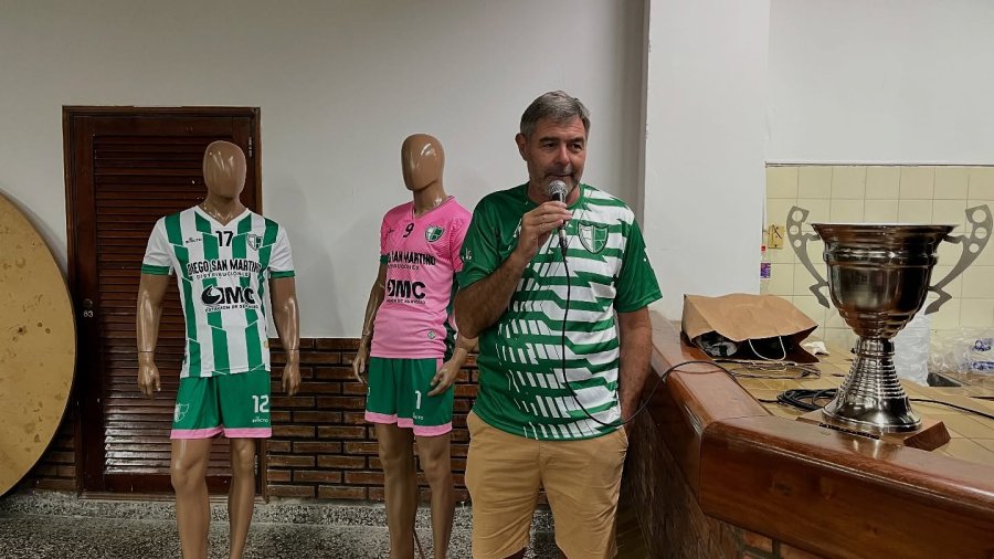 Germ&aacute;n R&eacute;bola, presidente de Brown, tuvo la palabra