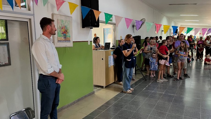 Un momento del acto de la v&iacute;spera.