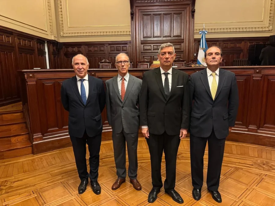 Ricardo Lorenzetti, Carlos Rosenkrantz, Horacio Rosatti y Manuel Garc&iacute;a-Mansilla.