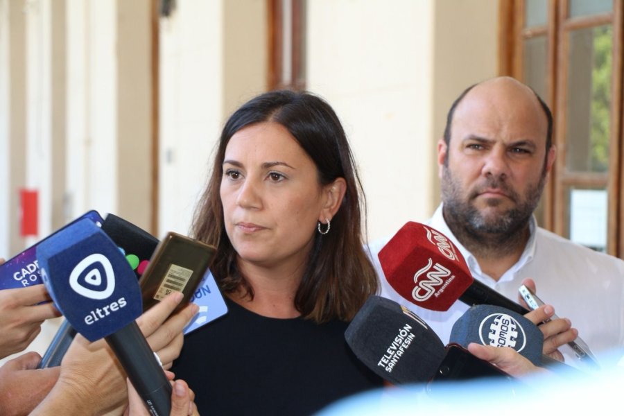 La secretaria de Coordinaci&oacute;n T&eacute;cnica y Administraci&oacute;n Financiera del Ministerio, Georgina Orciani.