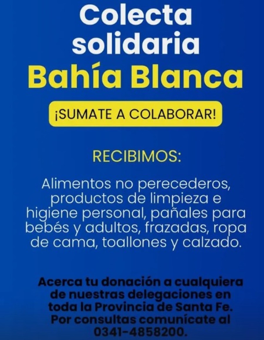 Las donaciones podr&aacute;n entregarse en las delegaciones del Sindicato de Camioneros distribuidas en toda la provincia de Santa Fe.