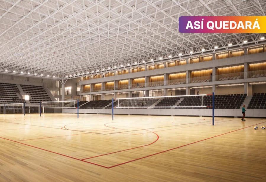 ASI QUEDARA. El Estadio Multiprop&oacute;sito con capacidad para m&aacute;s de 3.000 espectadores.