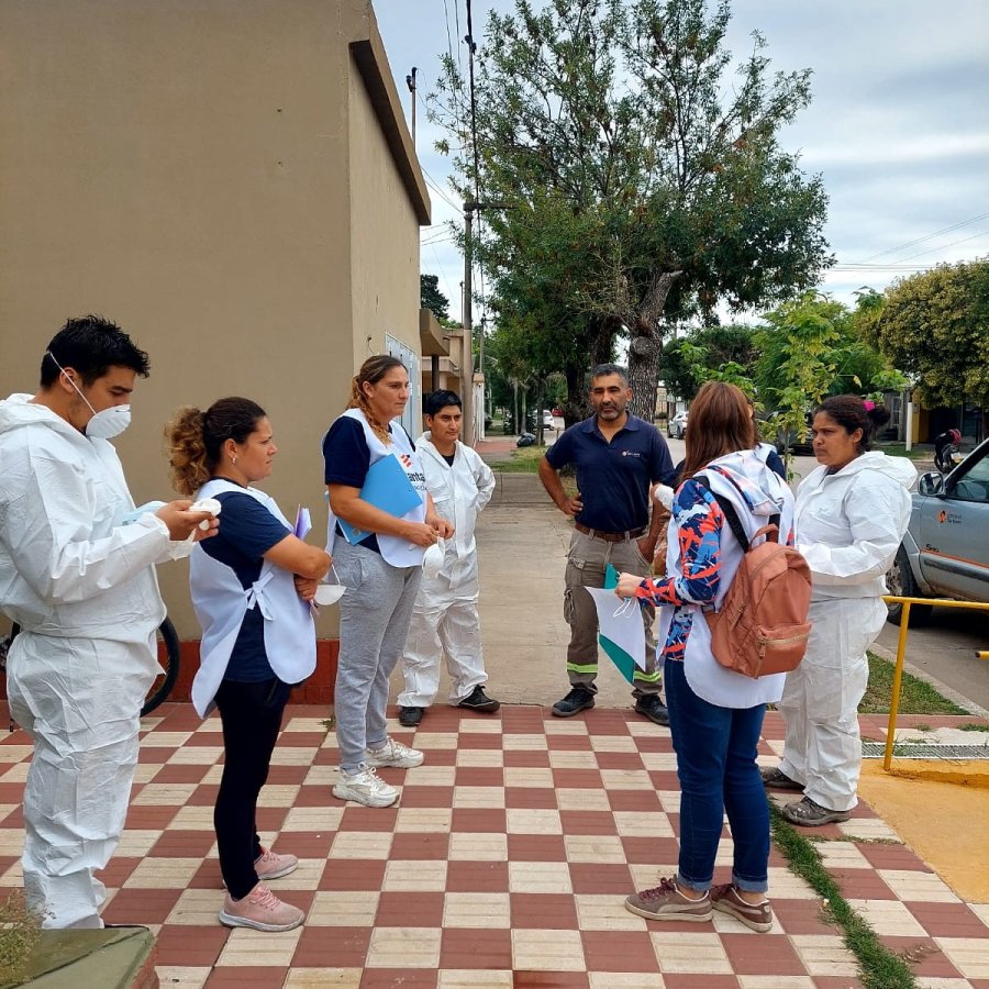 El equipo municipal que particip&oacute; del operativo.