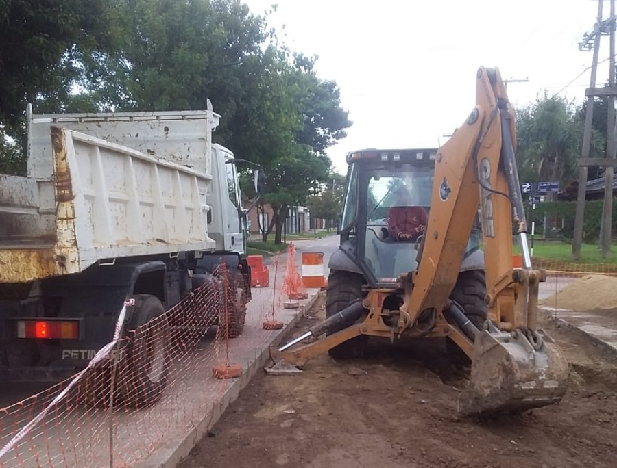 El municipio ejecuta obras p&uacute;blicas en distintos barrios.