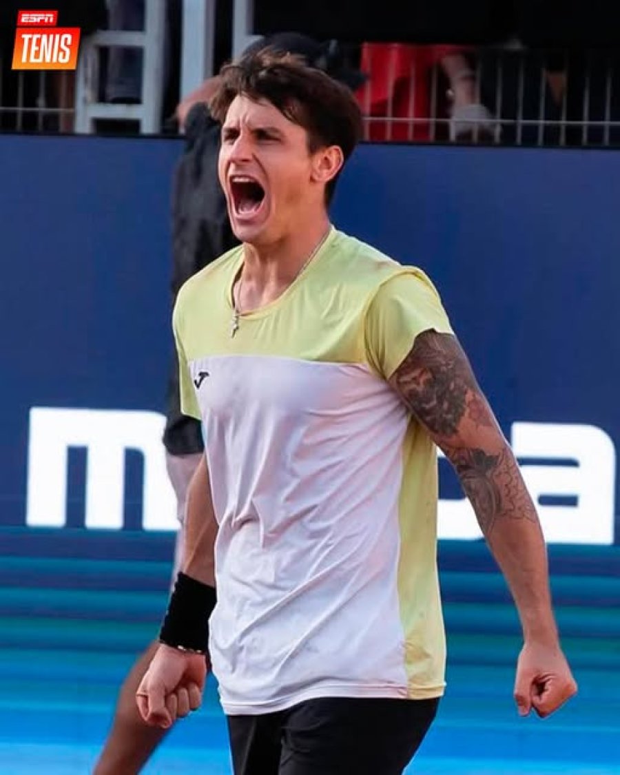 DESAHOGO. El argentino pas&oacute; a segunda ronda.
