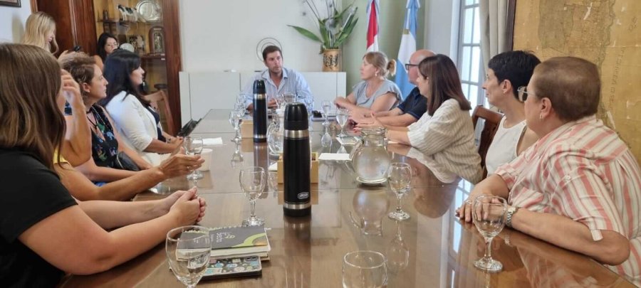 ENCUENTRO. La dirigencia rural recibi&oacute; a Clara Garc&iacute;a. Infraestructura e inseguridad, los ejes principales.