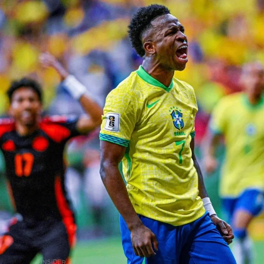 Vinicius Jr anot&oacute; el ag&oacute;nico tanto de la victoria para Brasil ante Colombia.