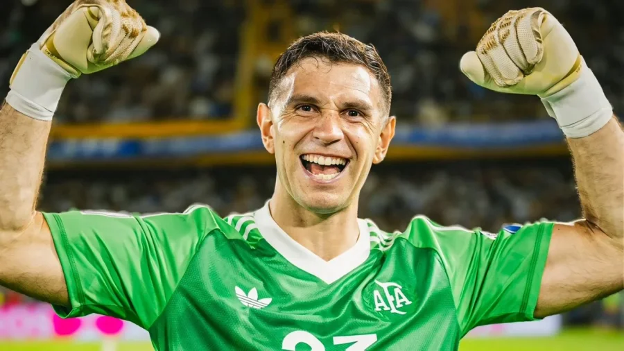 Emiliano "Dibu" Mart&iacute;nez, arquero de la Selecci&oacute;n argentina