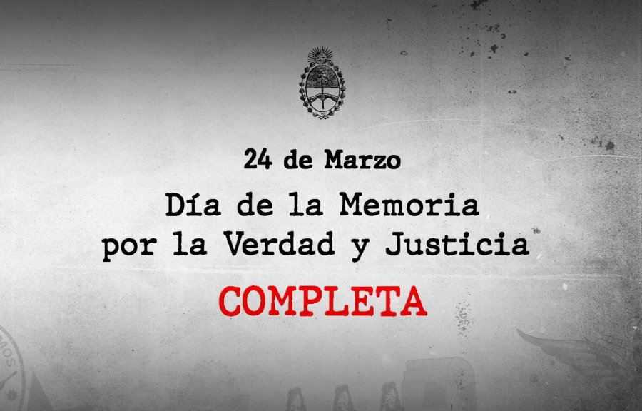 El Gobierno difundi&oacute; un video por el 24 de Marzo.
