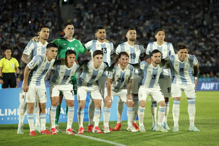 UNA FORMALIDAD. La Scaloneta logr&oacute; la clasificaci&oacute;n antes de salir a la cancha.